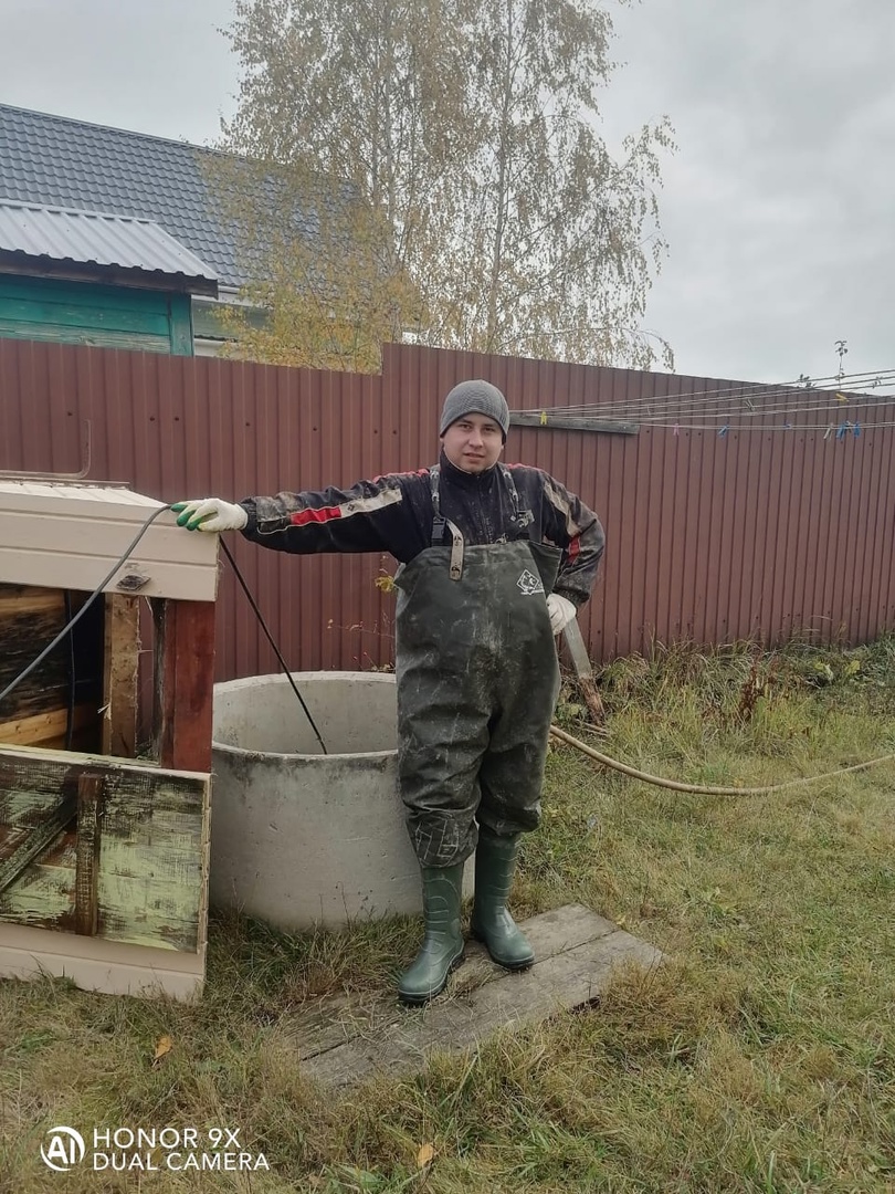 Мастер по оказанию услуги по чистке питьевых колодцев